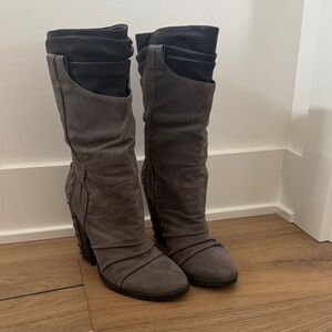 Jessica Simpson Dark Gray Heeled Boots